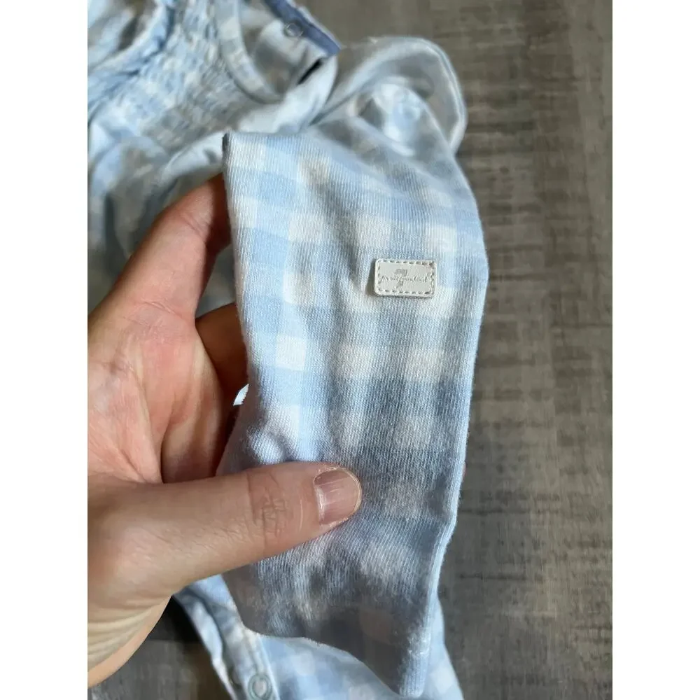 7 For All Mankind Baby Pajamas Footed coverall Size 0-3 M